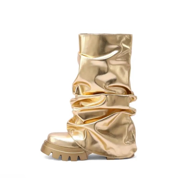 Women\'s Solid Color Trendy Boots